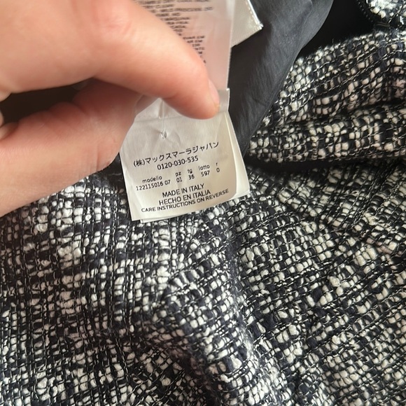 MaxMara navy and White spadino Dress - Picture 12 of 14